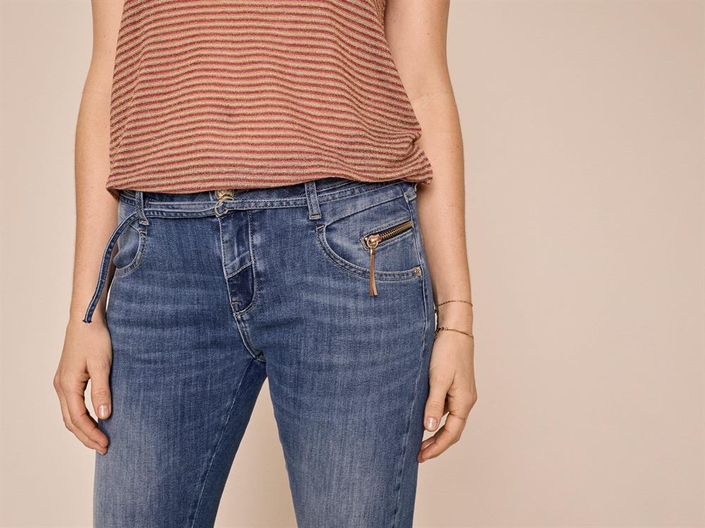 Mos Mosh Nelly String Jeans Light Blue Shop Mos Mosh